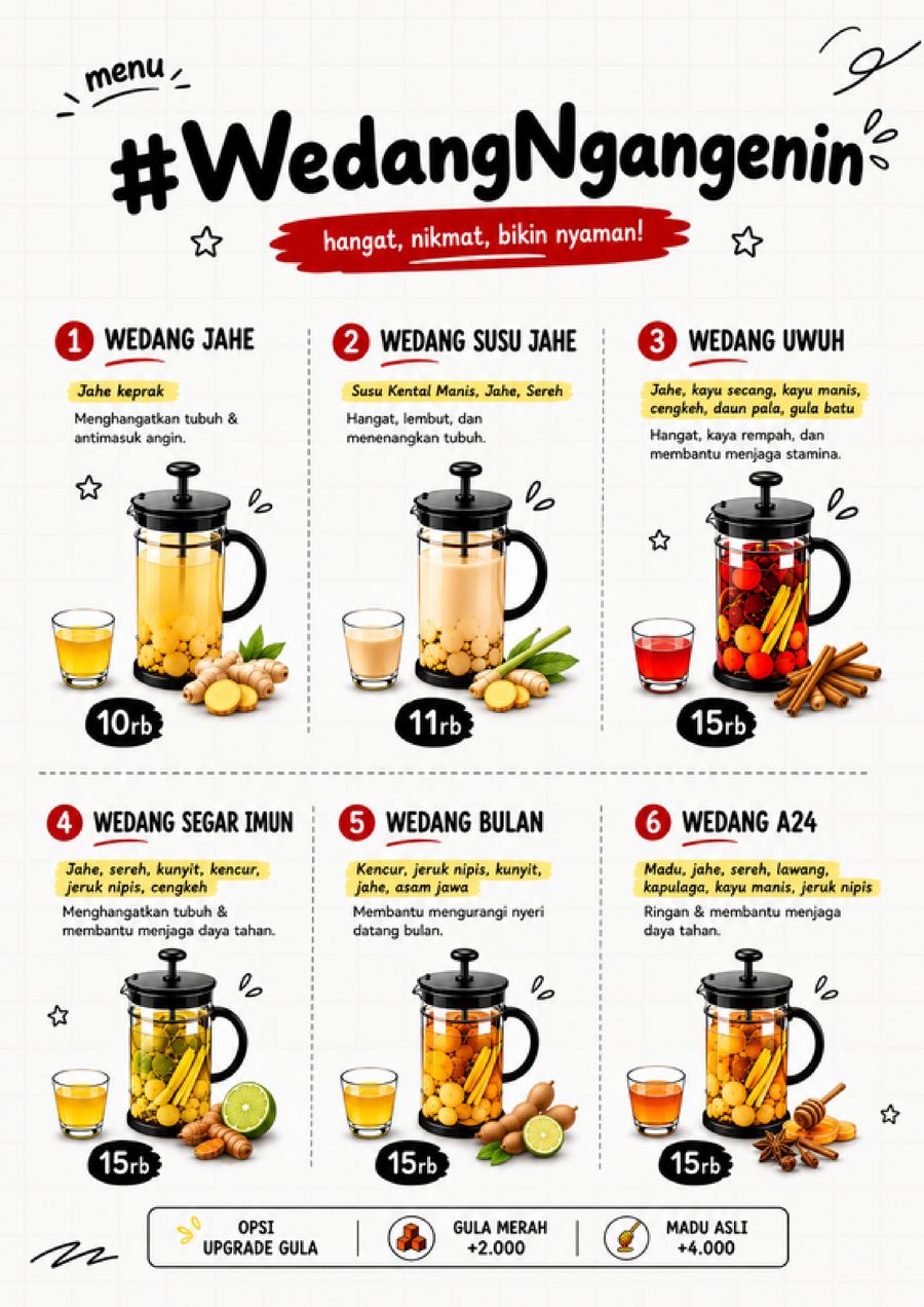 Menu A24+ 7